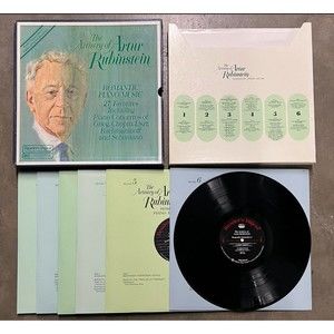 Readers Digest Boxed 6 LP Set Arthur Rubinstein Classical Piano Music Vintage